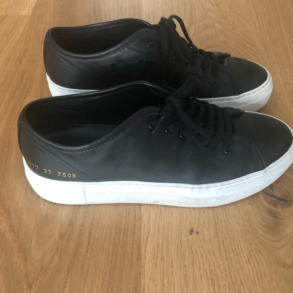 common projects tournament leather sneakers